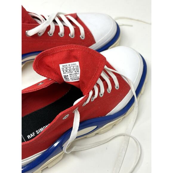 Adidas Raf Simons RS Detroit Runner EE7936 Sz 9 Red White Blue Mens Sneakers GUC main image 10